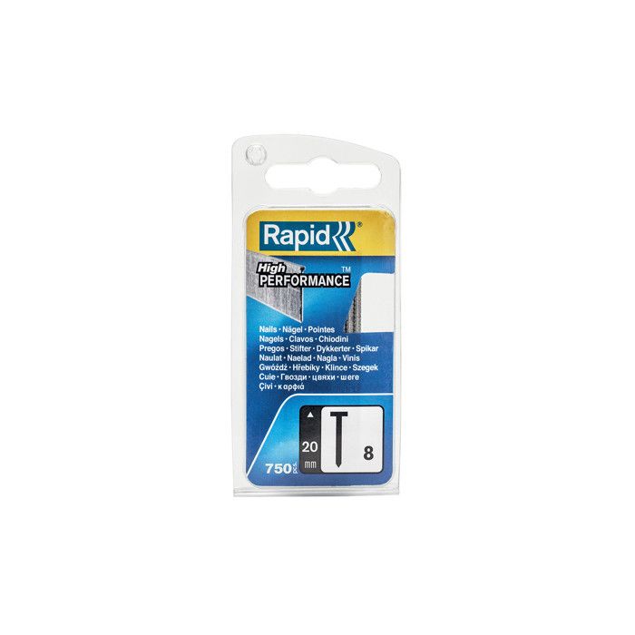 RAPID Galvanized tips - Fine wire - N ° 8/20 mm