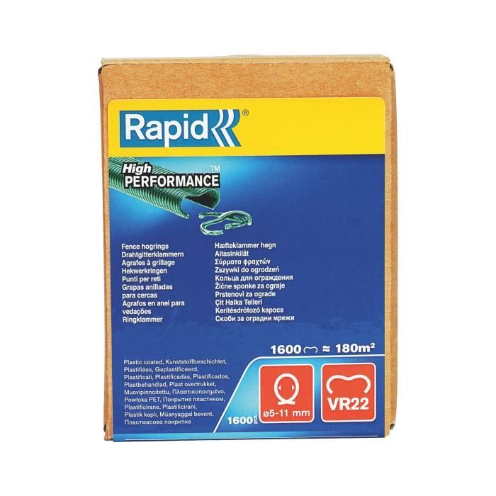 RAPID 1600 staples VR22 green