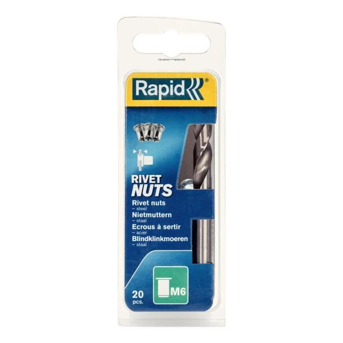 RAPID Crimping nuts M6 20 pcs