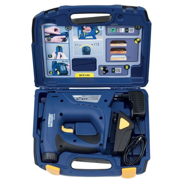 BTX140 7.2 V 1x7.2 V Stapler BTX140 in Standard Box (Complete Machine) - Rapid - 5001387