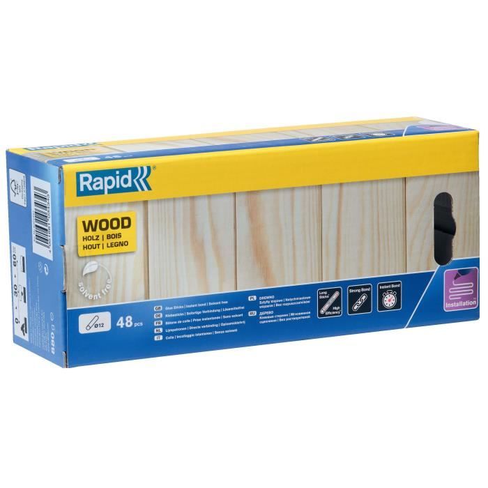 Rapid wooden glue sticks 12 mm