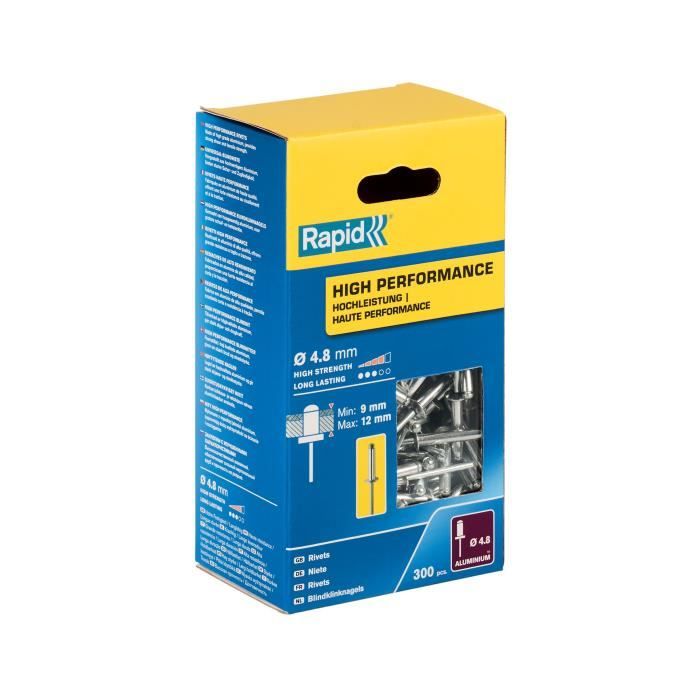 RAPID - Rivets - 4.8 x 16mm Alu ALU - Box of 300