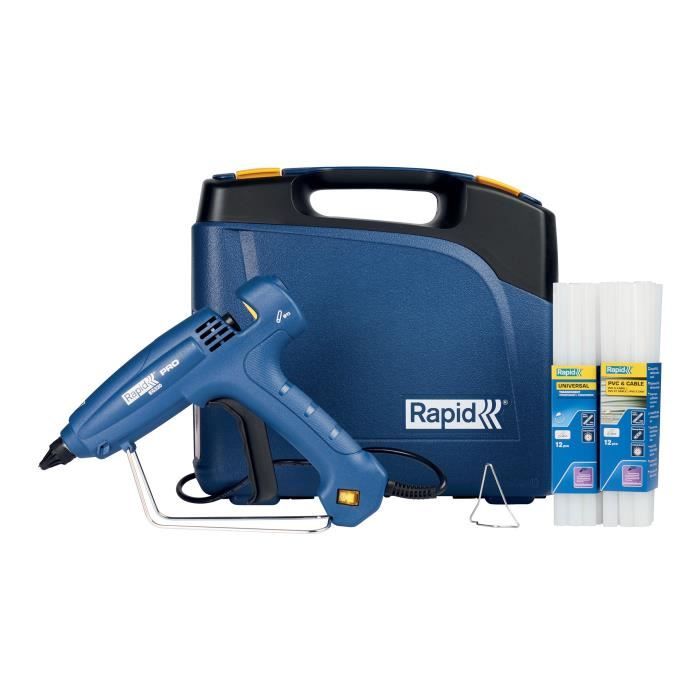 RAPID - EG320 glue gun - 1000g/h PRO Box + glue 24 sticks