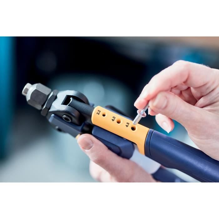 Riveting pliers - RAPID - RP100 MULTI - Aluminum and stainless steel - Blister pack
