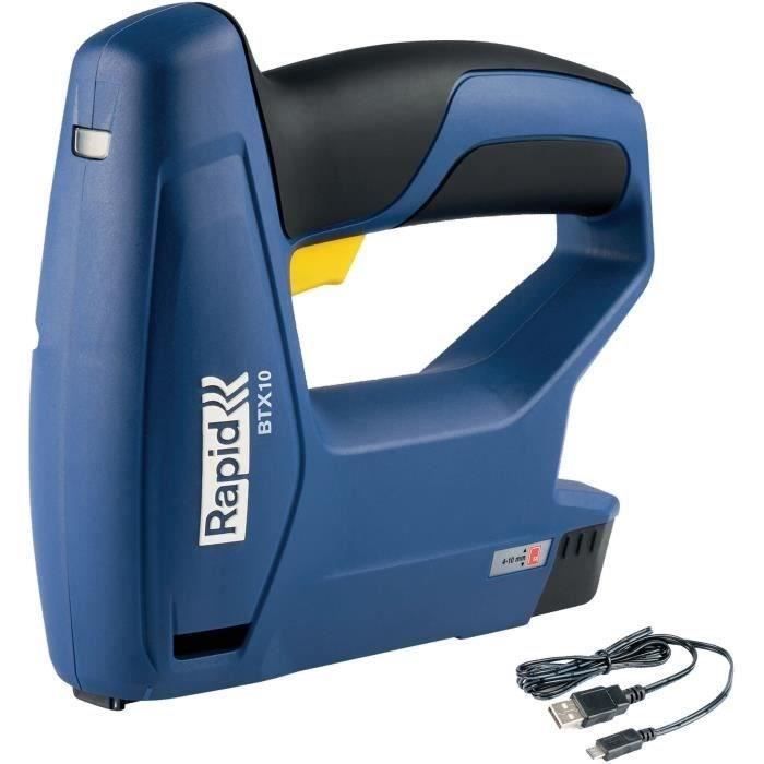 Electric stapler - RAPID - BTX10 - For 53/4-10 mm - Box