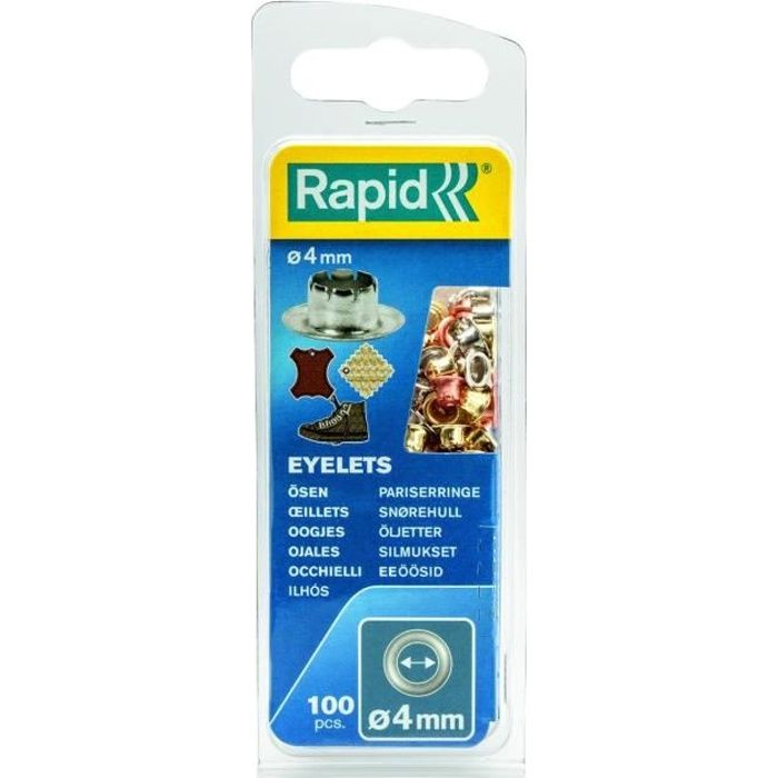 RAPID 100 eyelets 4mm