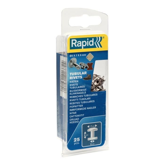 RAPID 25 tubular rivets 3x7mm