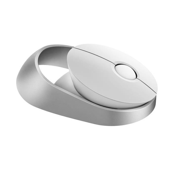 Wireless Mouse - Ralemo - Air 1 - White - Multimode 2.4GHz/Bluetooth - 1600 dpi