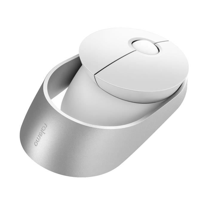 Wireless Mouse - Ralemo - Air 1 - White - Multimode 2.4GHz/Bluetooth - 1600 dpi