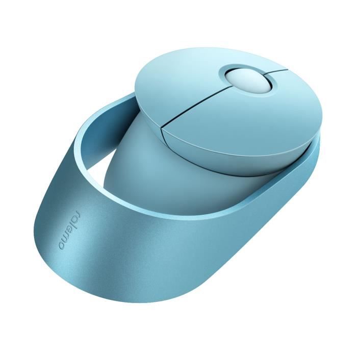 Wireless Mouse - RAPOO - RAMELO AIR 1 - Blue - Silent - Rechargeable - Multimode