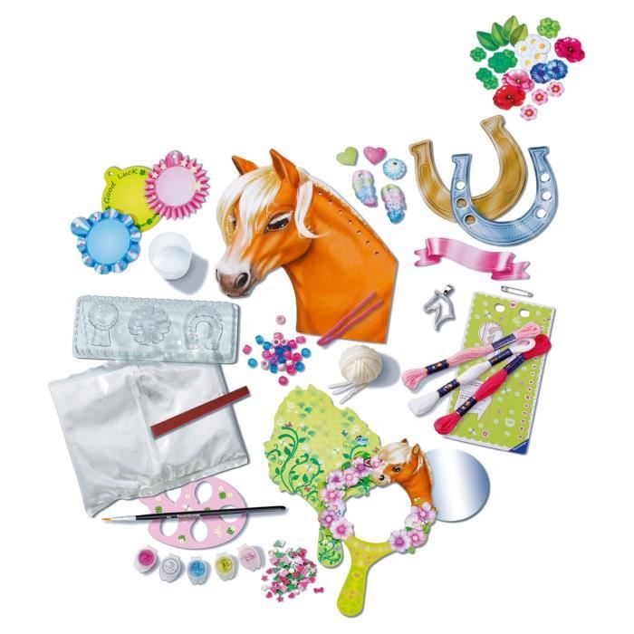 Ravensburger-Be Creative ChevalMulti-activity kit Horses10 creationsRelaxation and creative activityFrom 7 years old238751