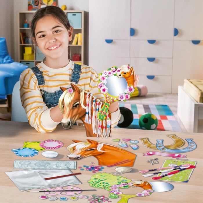 Ravensburger-Be Creative ChevalMulti-activity kit Horses10 creationsRelaxation and creative activityFrom 7 years old238751