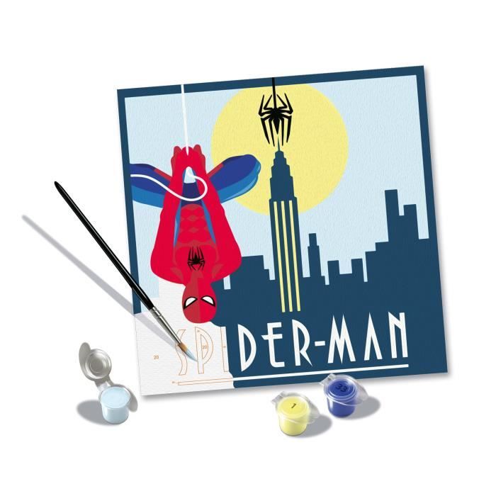CreArt 20x20 cm Spider Man, Creative leisure, 23891, Ravensburger