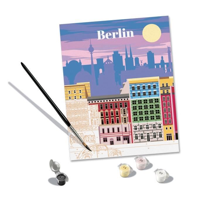 CreArt 24x30 cm Berlin, Adult, Paint by Numbers, 25521, Ravensburger