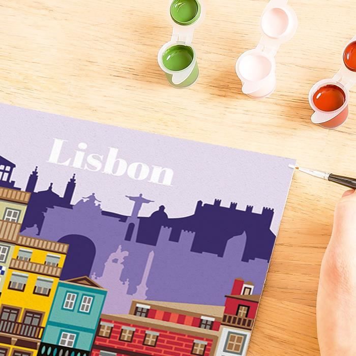 CreArt 24x30 cm Lisbon, Relaxing and creative activity, 25522, Ravensburger
