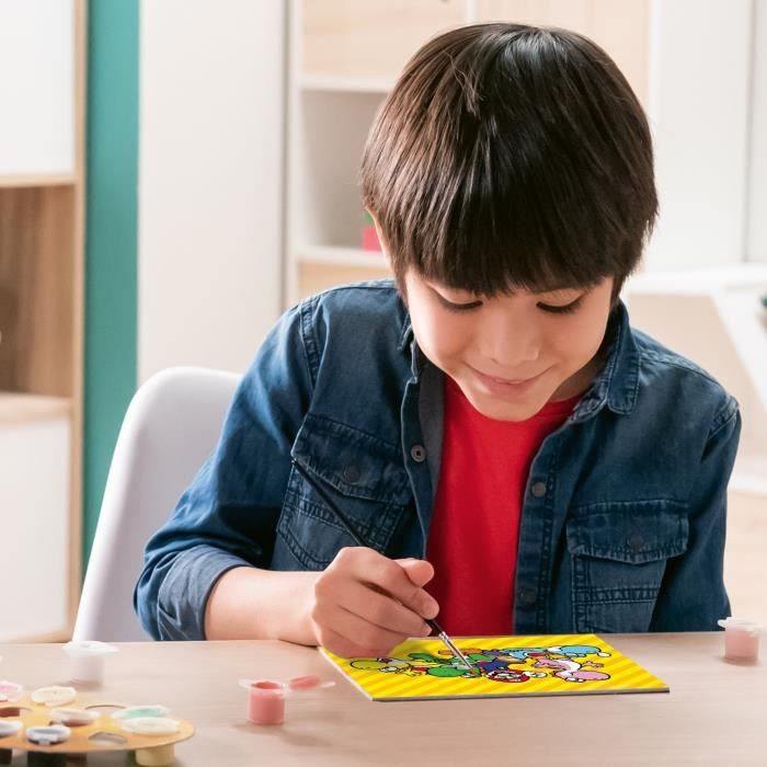 CreArt Kids 18x24cm Super Mario, Paint by Numbers Kit, Art Number, Ages 7+, 25529, Ravensburger