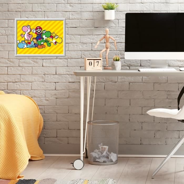 CreArt Kids 18x24cm Super Mario, Paint by Numbers Kit, Art Number, Ages 7+, 25529, Ravensburger