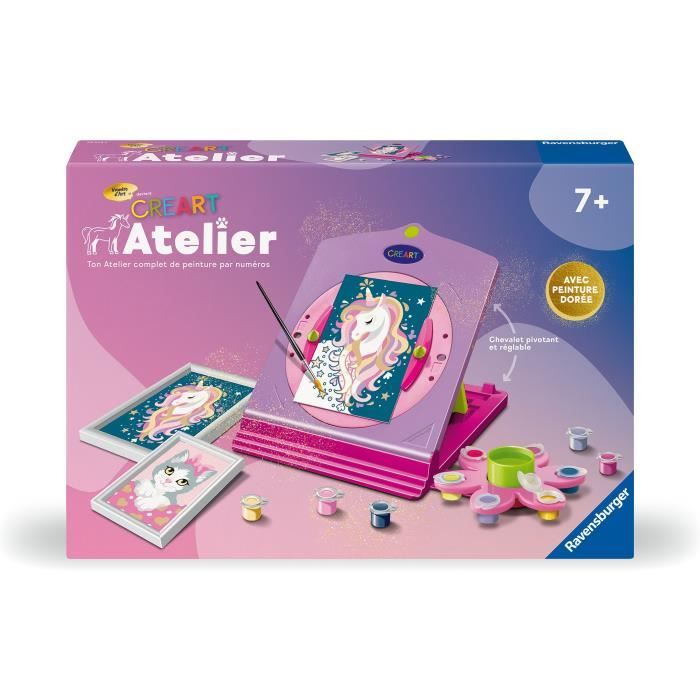 CreArt Atelier, Art Number, Creative Leisure, Paint by Number Set, Ages 7+, 25574, Ravensburger