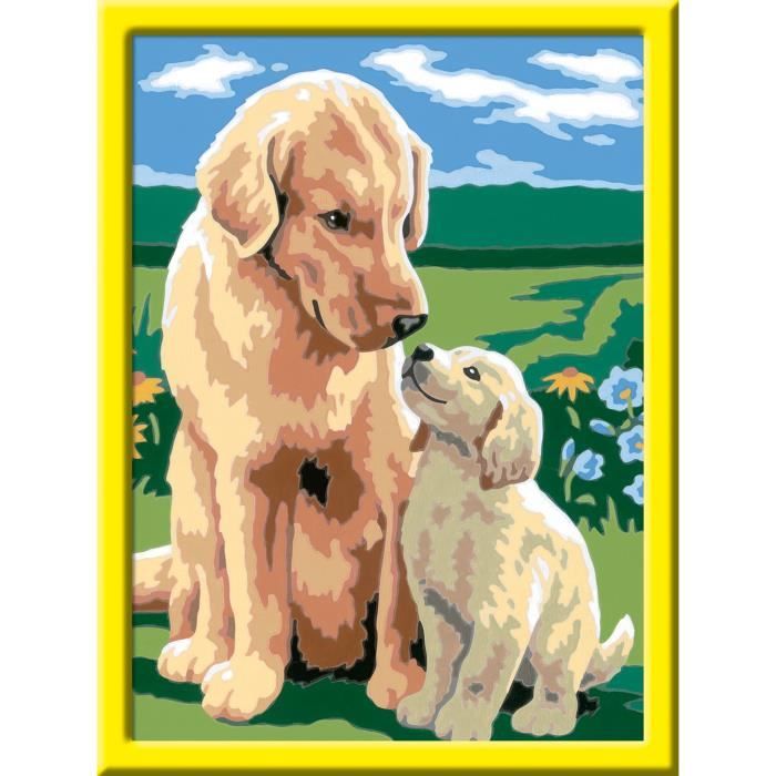 CreArt Kids 18x24cm Motherly Love, Paint by Numbers Kit, Art Number, Ages 7+, 25827, Ravensburger