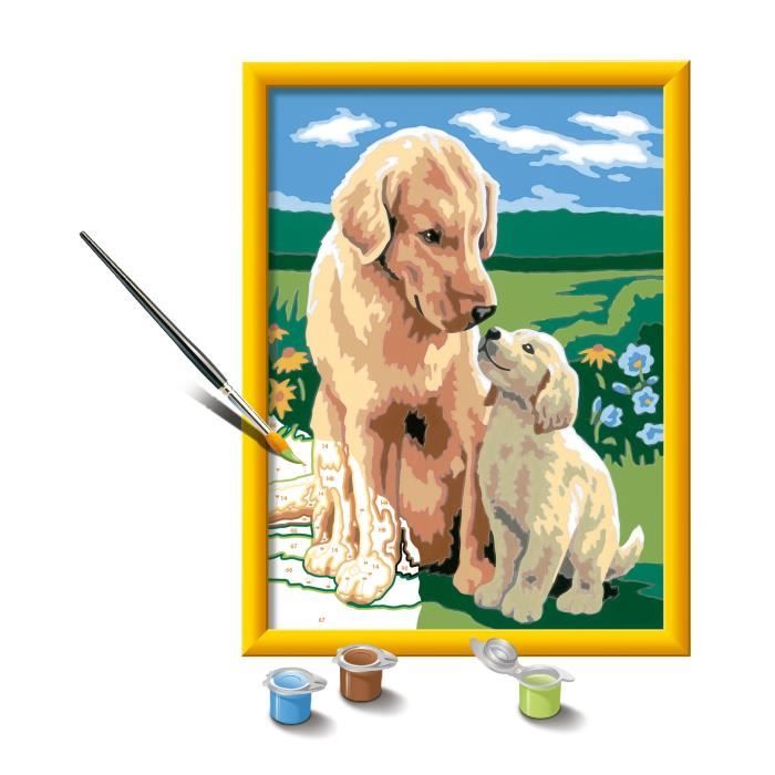 CreArt Kids 18x24cm Motherly Love, Paint by Numbers Kit, Art Number, Ages 7+, 25827, Ravensburger