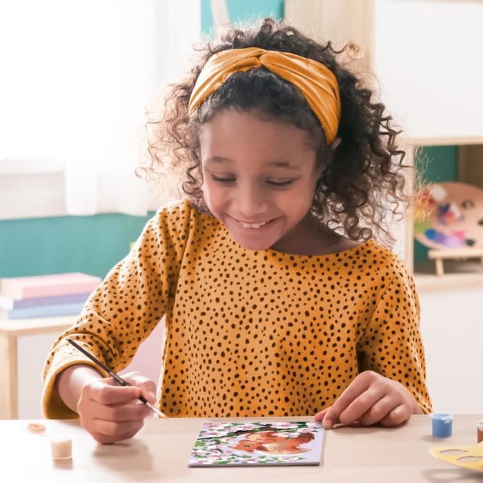 CreArt Kids 18x24cm Squirrel in Spring, Paint by Numbers Kit, Ages 9+, 25837, Ravensburger