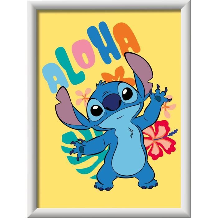 CreArt Kids 18x24cm Stitch, Paint by Numbers Kit, Ages 7+, 25844, Ravensburger