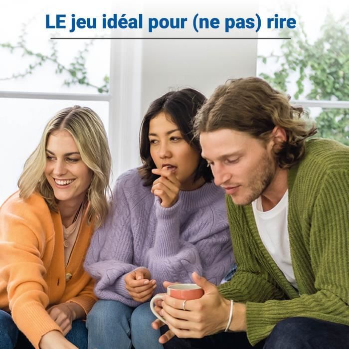 LOL: Who laughs, comes out! Party game for family or friends, From 14 years old, Mixed, 27587, French version, Ravensburger