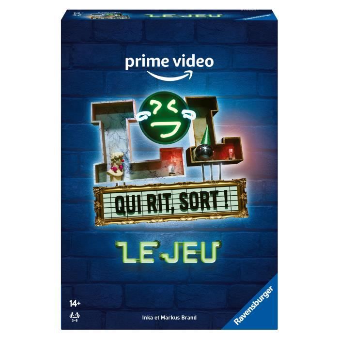 LOL: Who laughs, comes out! Party game for family or friends, From 14 years old, Mixed, 27587, French version, Ravensburger