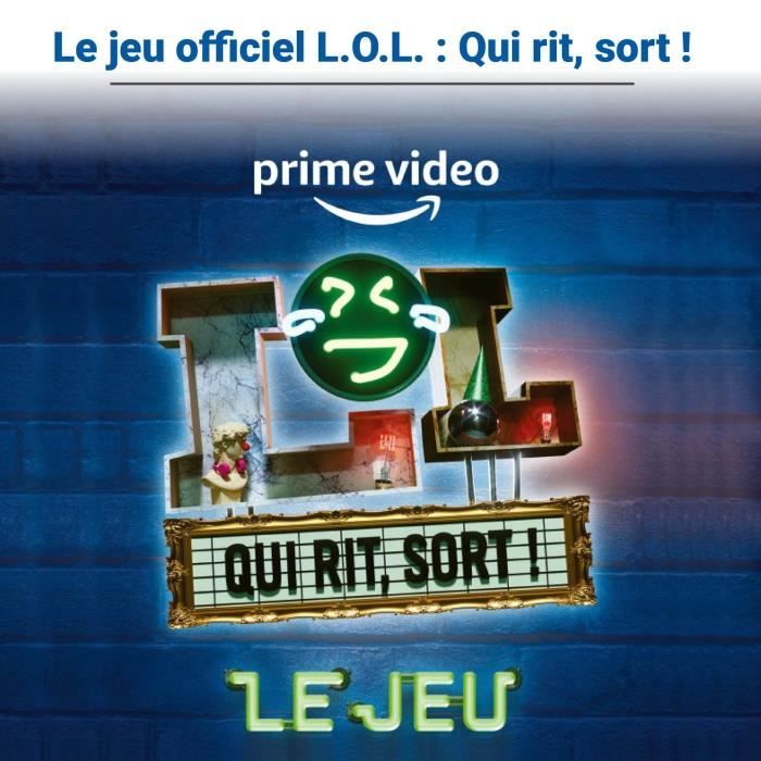 LOL: Who laughs, comes out! Party game for family or friends, From 14 years old, Mixed, 27587, French version, Ravensburger