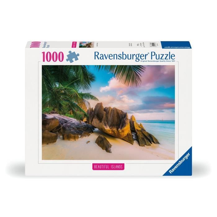 Puzzle 1000 pieces Seychelles (Highlights), Adults and children, Ages 14 and up, Premium quality puzzle, 12000154, Ravensburger