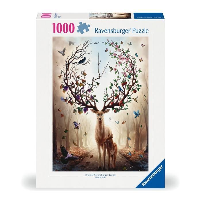 Puzzle 1000 pieces Deer Fantasy, Adults and children from 14 years old, High quality puzzle, 12000459, Ravensburger
