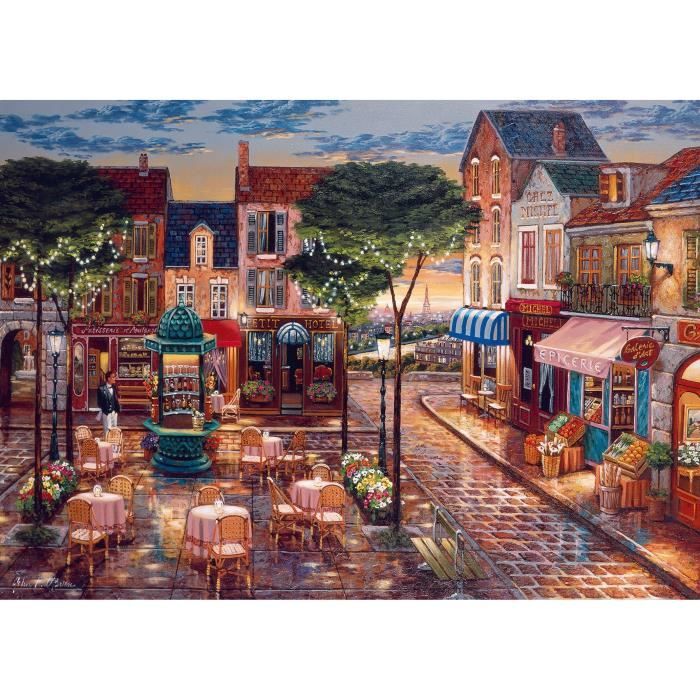 Puzzle 1000 pieces Paris in painting, Adults & children from 14 years old, Premium quality puzzle, 12000521, Ravensburger