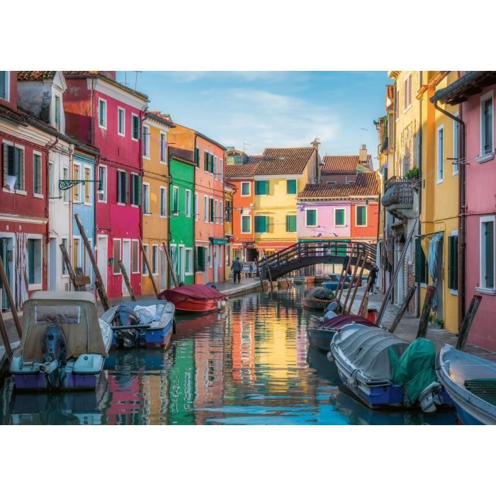 Ravensburger - 1000 Piece Puzzle - Burano, Italy - Adults & Kids Ages 14 and Up - Premium Quality Puzzle - 12000623