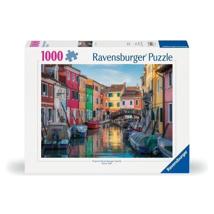Ravensburger - 1000 Piece Puzzle - Burano, Italy - Adults & Kids Ages 14 and Up - Premium Quality Puzzle - 12000623