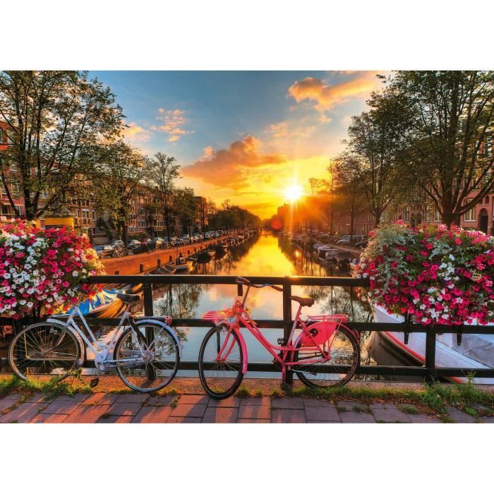 Puzzle 1000 pieces Bicycles in Amsterdam, Adults & Children from 14 years, Premium quality puzzle, 12000662, Ravensburger