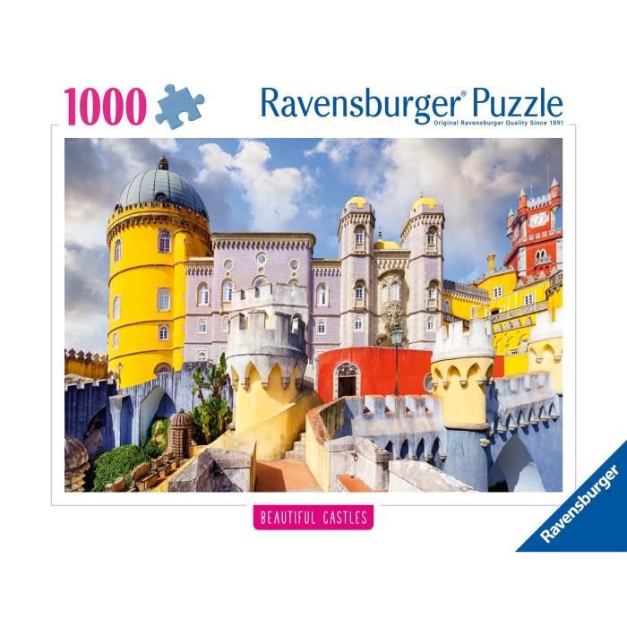 1000-piece puzzle Pena National Palace, Portugal, Highlight Collection, from 14 years old, Palace, 12001314, Ravensburger