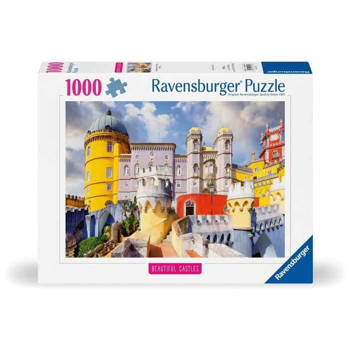 1000-piece puzzle Pena National Palace, Portugal, Highlight Collection, from 14 years old, Palace, 12001314, Ravensburger