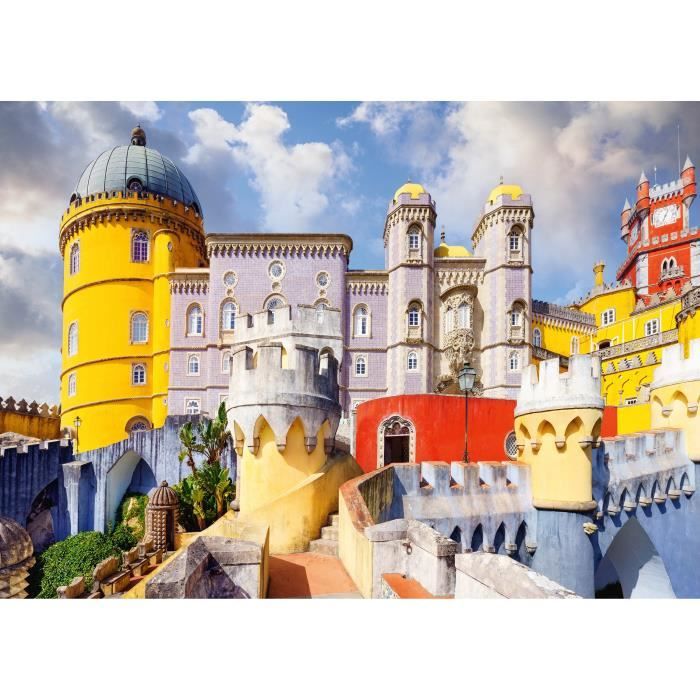 1000-piece puzzle Pena National Palace, Portugal, Highlight Collection, from 14 years old, Palace, 12001314, Ravensburger