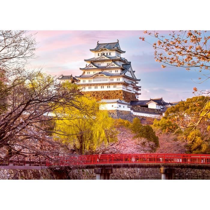 1000-piece puzzle Himeji Castle, Japan, Highlight Collection, from 14 years old, Castle, 12001316, Ravensburger