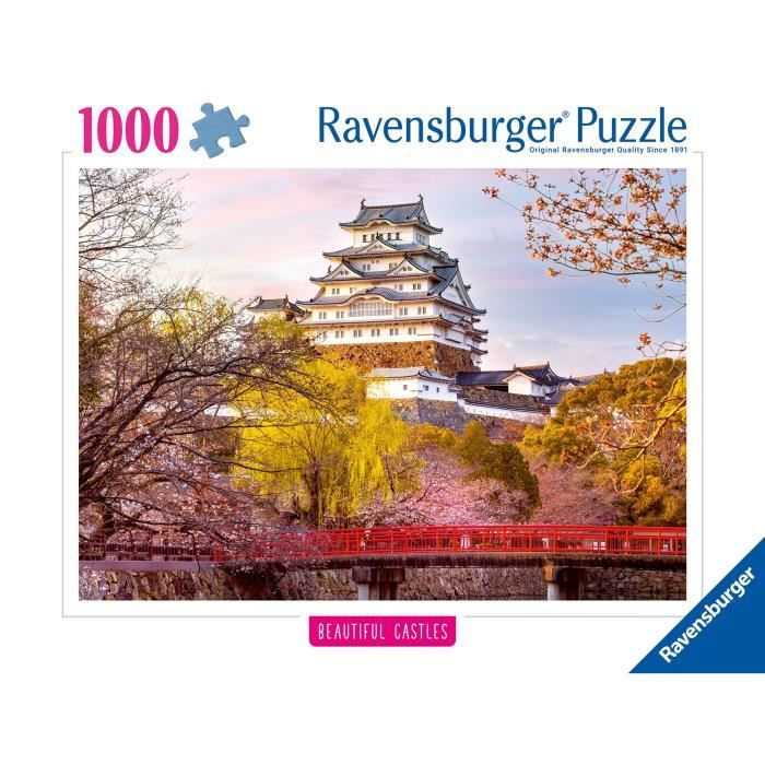 1000-piece puzzle Himeji Castle, Japan, Highlight Collection, from 14 years old, Castle, 12001316, Ravensburger