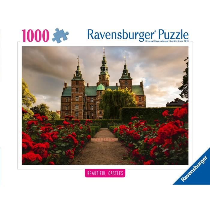1000-piece puzzle Rosenborg Castle, Denmark, Highlight Collection, from 14 years old, Castle, 12001336, Ravensburger
