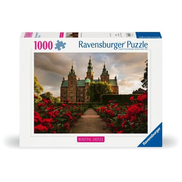 1000-piece puzzle Rosenborg Castle, Denmark, Highlight Collection, from 14 years old, Castle, 12001336, Ravensburger