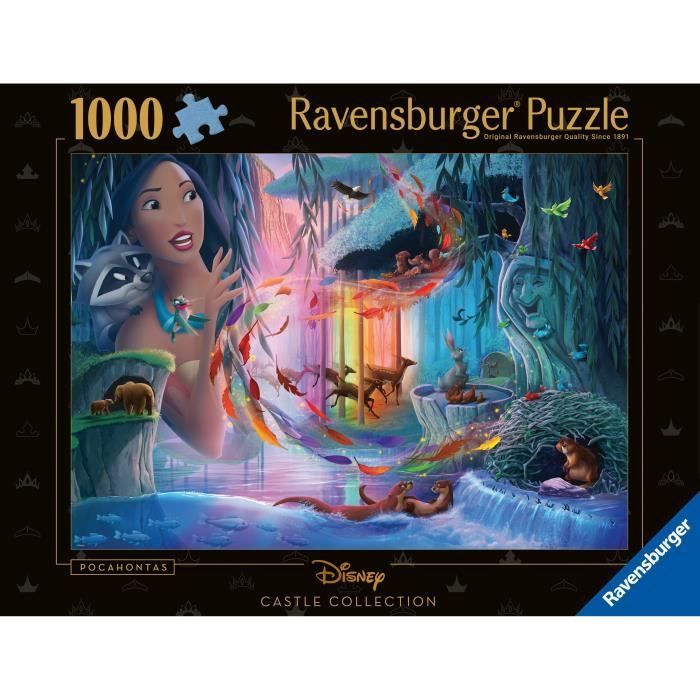 Pocahontas 1000 piece puzzle, Disney Princesses Collection, 14 year olds, Disney, 12001344, Ravensburger
