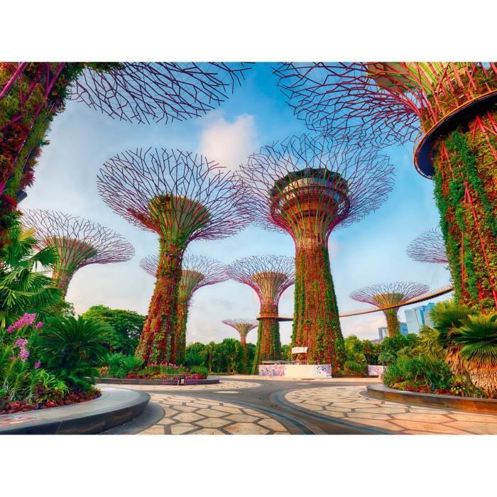 1500 Piece Puzzle Garden by the Bay Singapore, Ages 14+, Premium Puzzle, Singapore, 12001396, Ravensburger