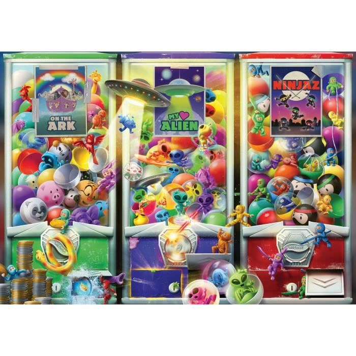 1000-piece puzzle Animals, aliens and ninjas, ages 14 and up, high-quality puzzle, many, 12001482, Ravensburger