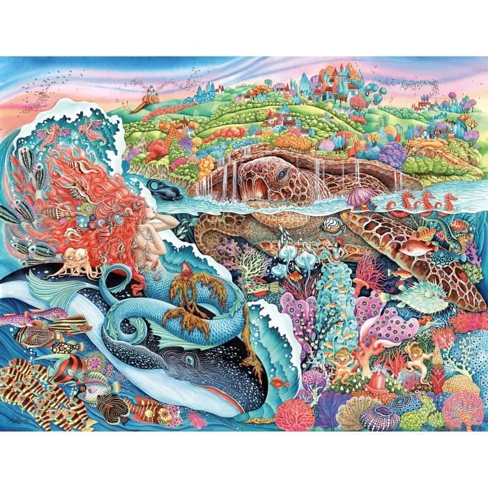 2000 piece puzzle, Adult puzzle, Ages 14+, The myth of Thalassa, Sea, 12001484, Ravensburger