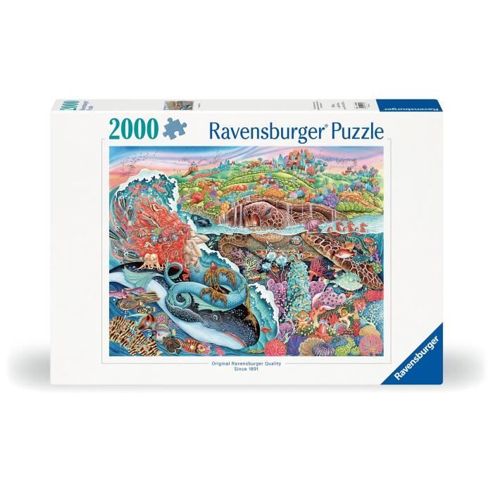2000 piece puzzle, Adult puzzle, Ages 14+, The myth of Thalassa, Sea, 12001484, Ravensburger