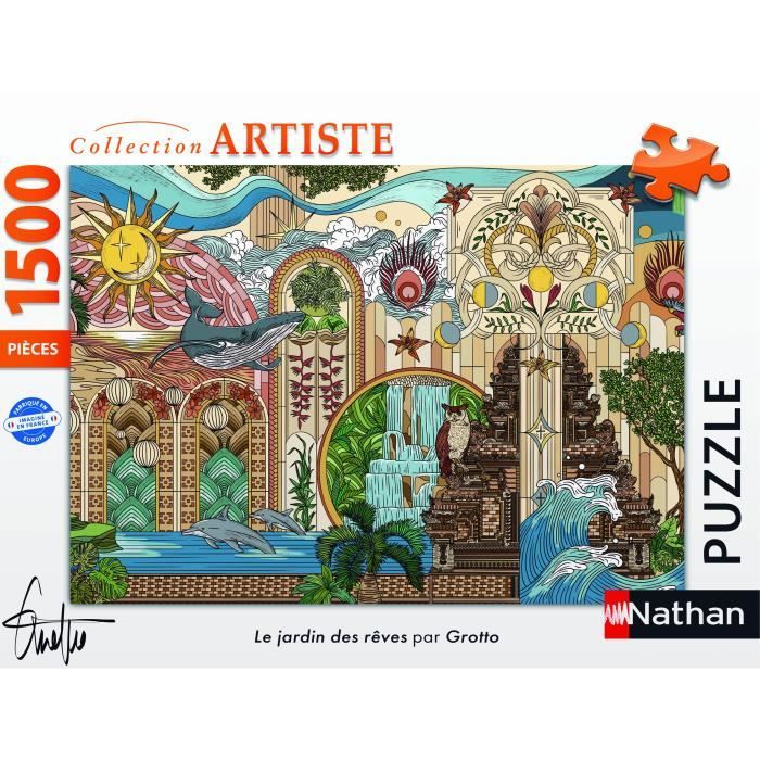 1500-piece puzzle The Garden of Dreams, from 14 years old, Premium quality puzzle, Artist Collection, 12001612, Nathan