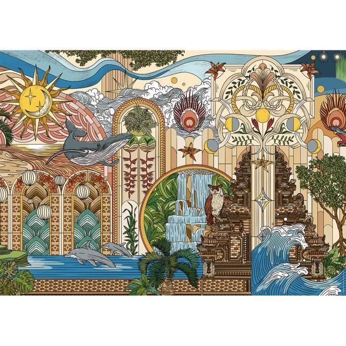1500-piece puzzle The Garden of Dreams, from 14 years old, Premium quality puzzle, Artist Collection, 12001612, Nathan