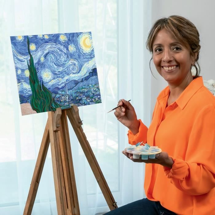 CreArt large format 30x40 cm Van Gogh, The Starry Night, From 14 years old, 23518, Ravensburger
